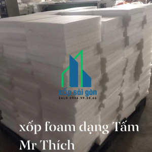 Xuất 200 Tấm xốp pe foam dày 50mm x 1m x2m