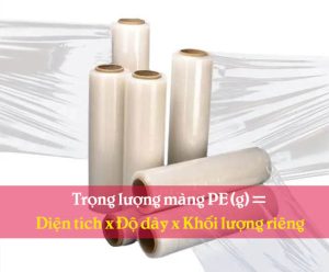 Cách Tính Trọng Lượng Màng PE